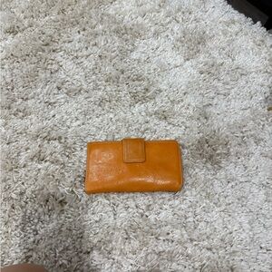 Vintage Orange Fossil Wallet